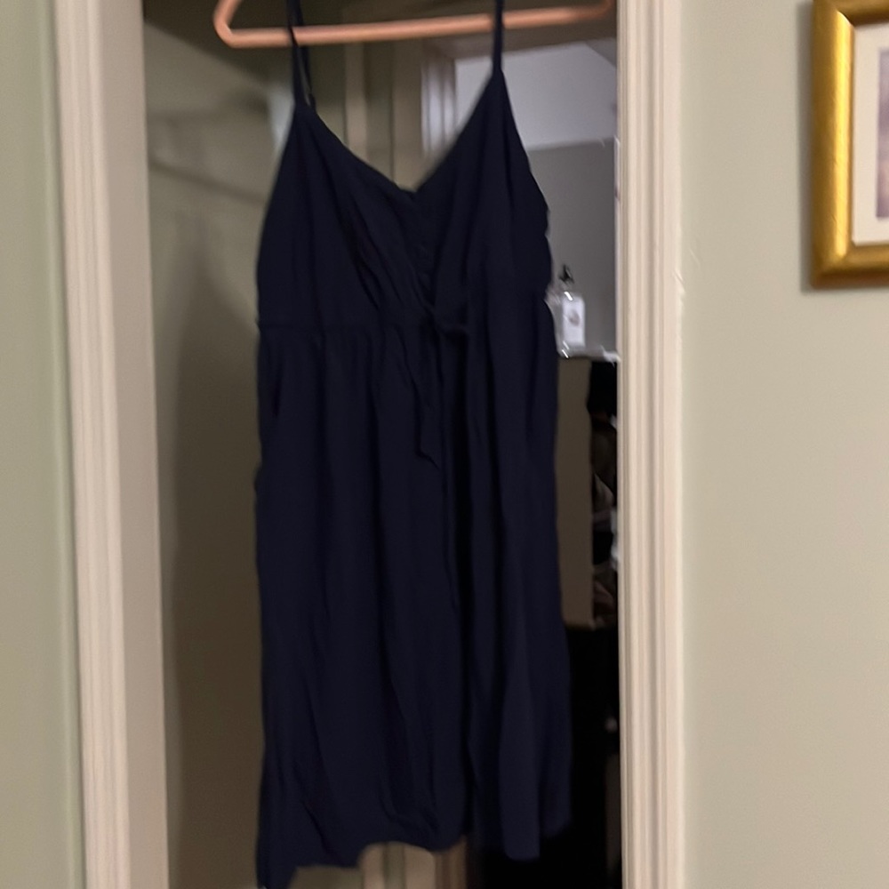 Torrid size 3 Blue sleeveless dress with pockets
